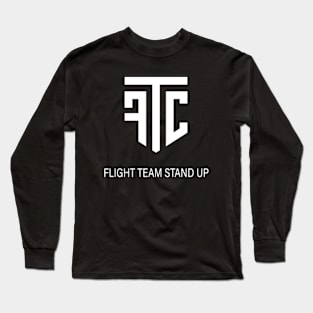 Flightreacts Merch Flight Team Stand Up Ftc Logo black Long Sleeve T-Shirt